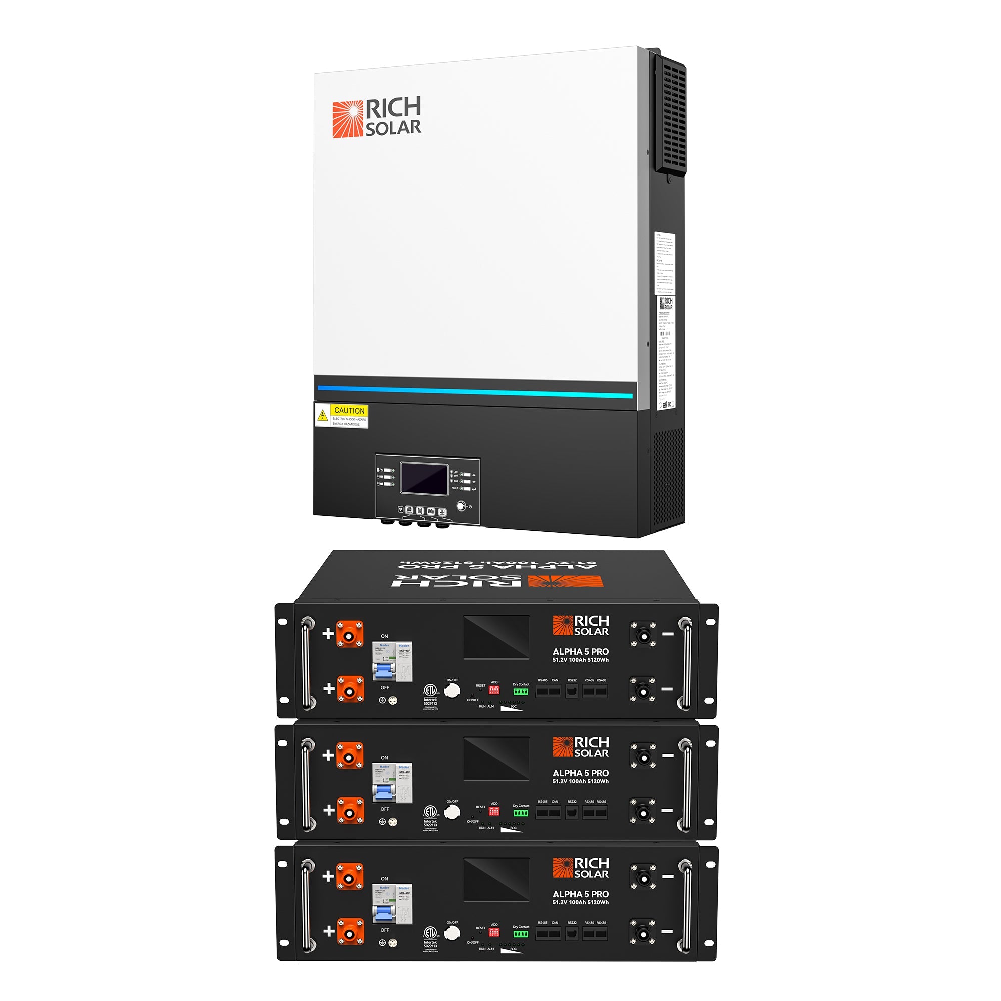 Rich Solar NOVA 6500W 48V UL Certified Hybrid Solar Inverter