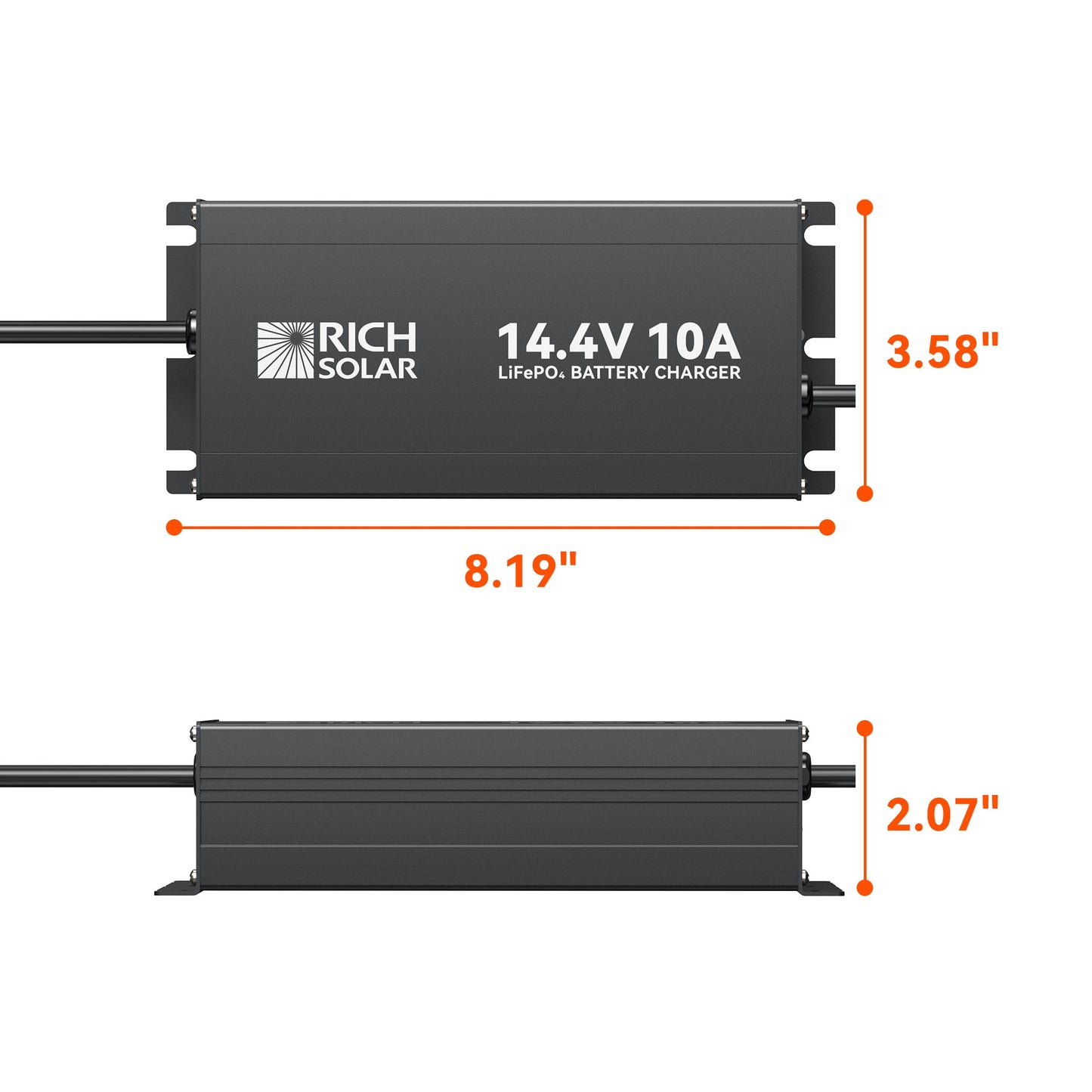 Rich Solar Noco LiFePO4 Battery Charger 12V 10A With Universal AC Input