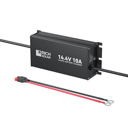 Rich Solar Noco LiFePO4 Battery Charger 12V 10A With Universal AC Input