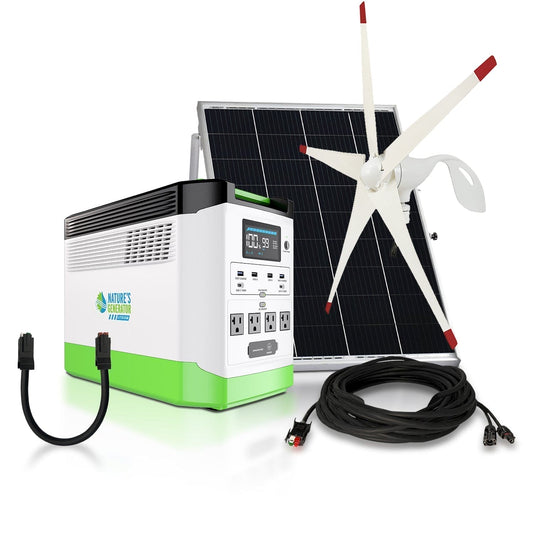 Natures Generator Solar and Wind Generator Lithium 1800