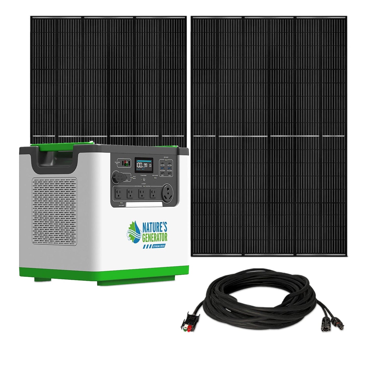 Natures Generator Solar Generator Lithium 3600