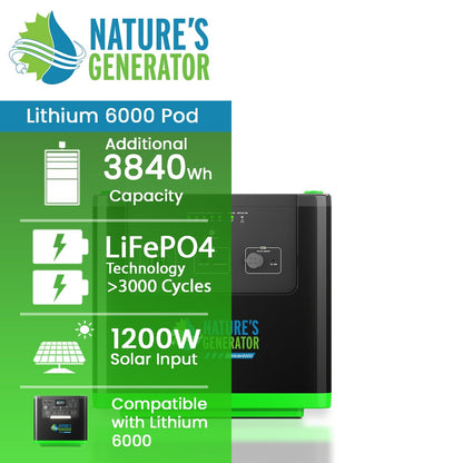 Natures Generator Lithium Power Pod 6000