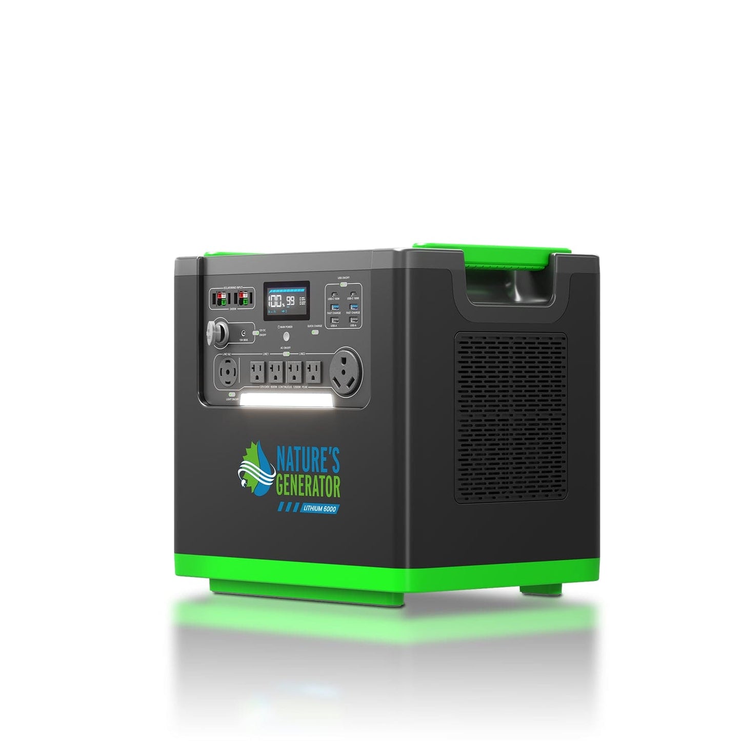 Natures Generator Power Station Lithium 6000