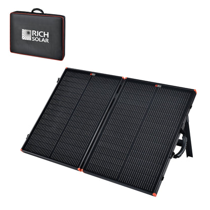 Rich Solar EcoFlow 100 Watt Portable Solar Panel For Generators And Vans