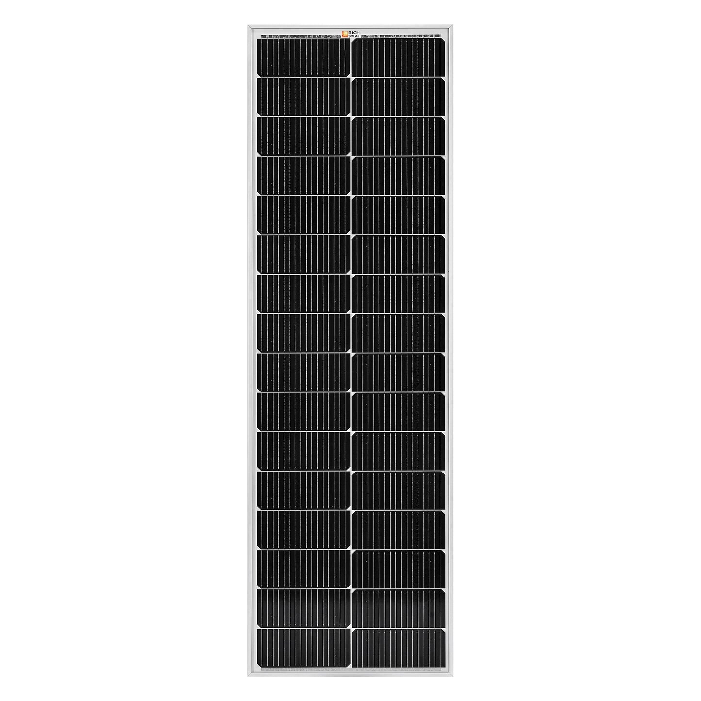 Rich Solar Renogy 100W Slim Solar Panel Compact 12V For Camping Boats