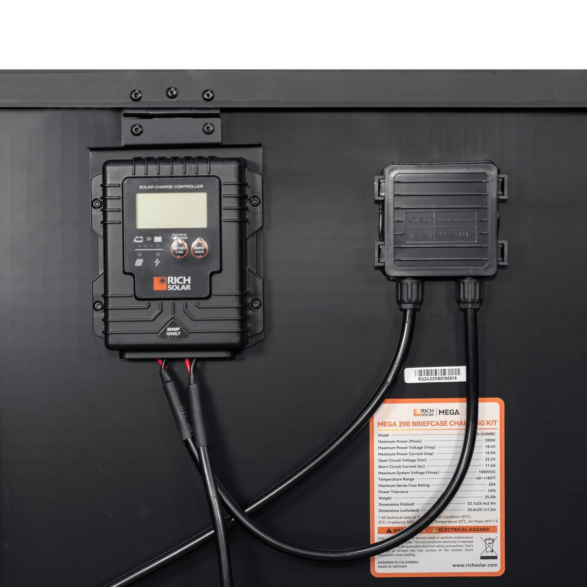 Rich Solar EcoFlow MEGA 200 Portable Solar Briefcase Fast Charging Kit