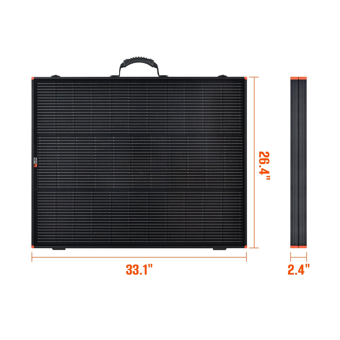 Rich Solar EcoFlow MEGA 200 Portable Solar Briefcase Fast Charging Kit