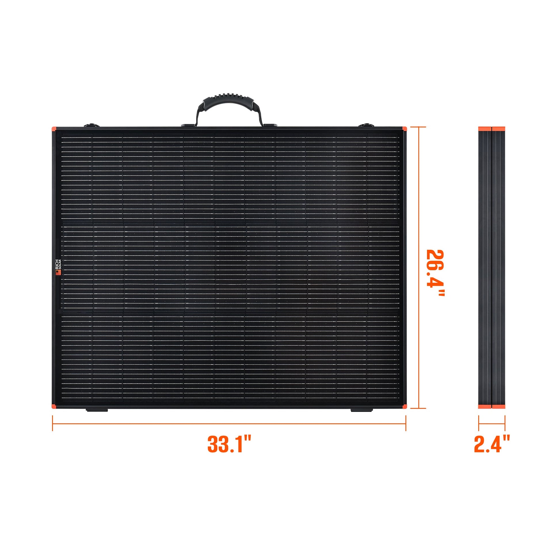 Rich Solar EcoFlow MEGA 200 Portable Solar Briefcase Fast Charging Kit