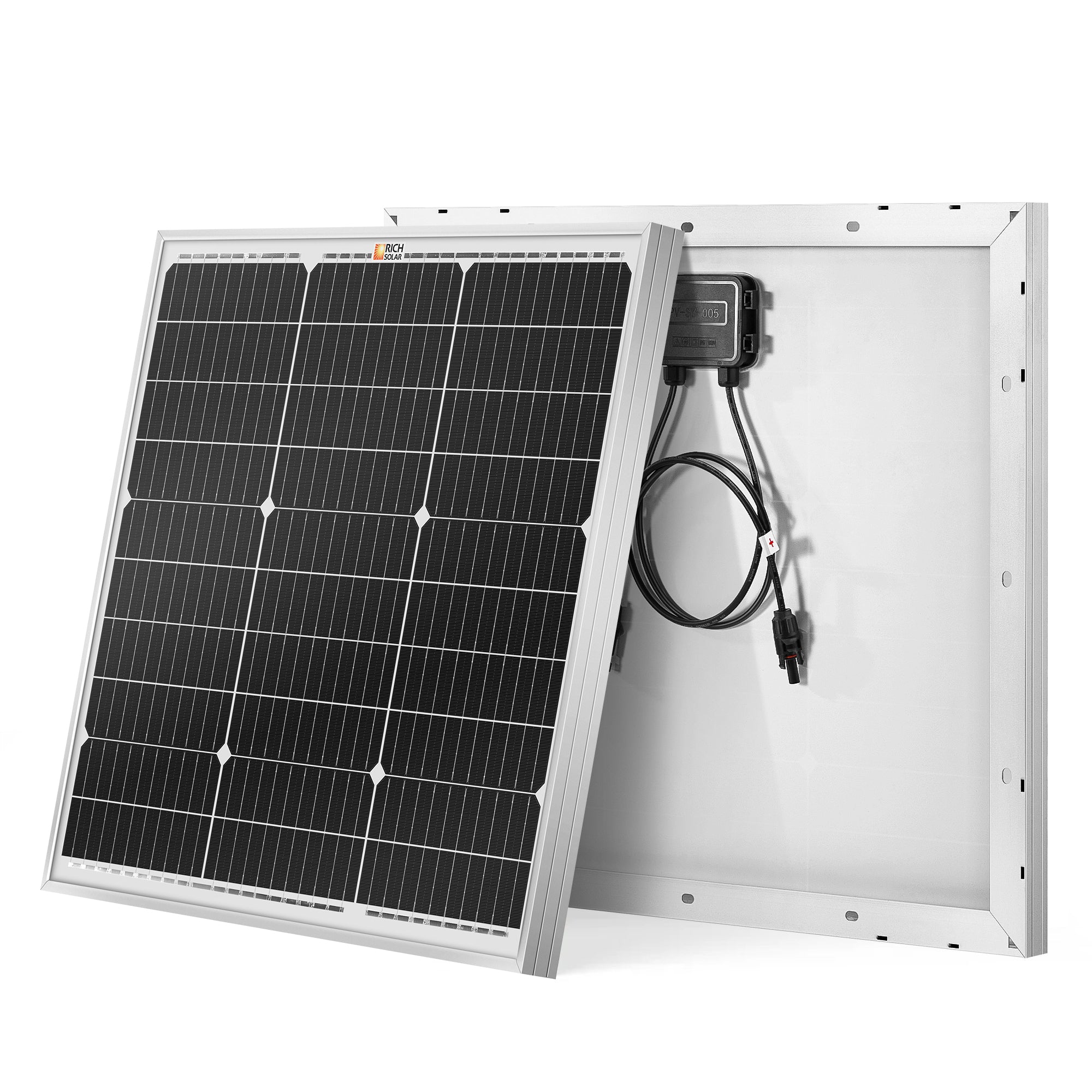 Rich Solar Renogy 50W Compact Solar Panel For Off Grid Van Boat Power