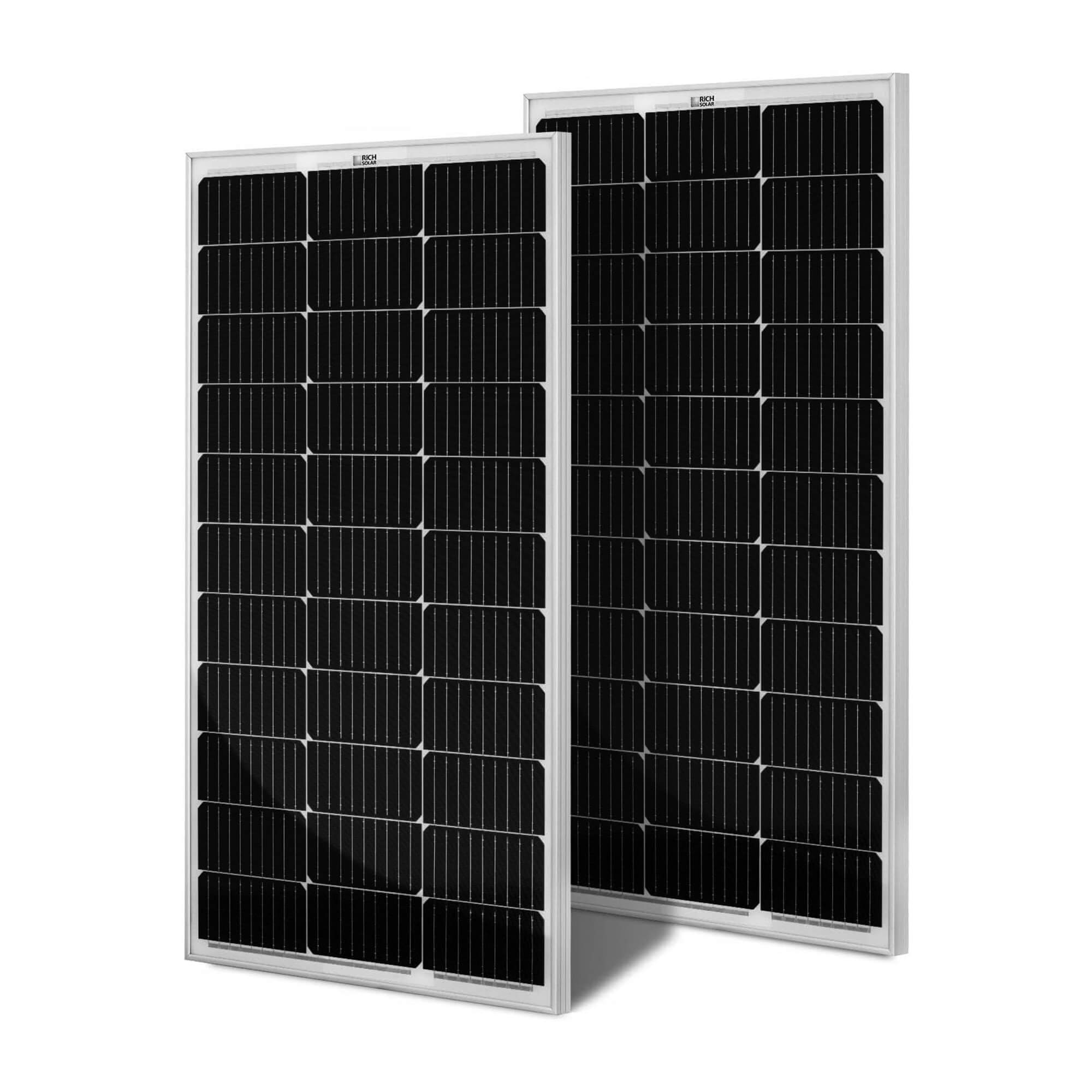 Rich Solar Renogy 100 Watt Solar Panel 2 Pack For Off Grid Power