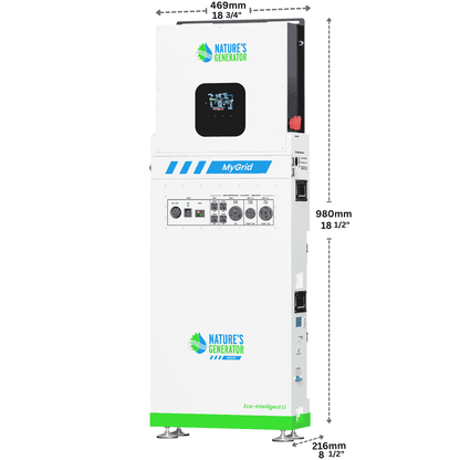 Natures Generator MyGrid 10K Battery Backup with Transfer Switch