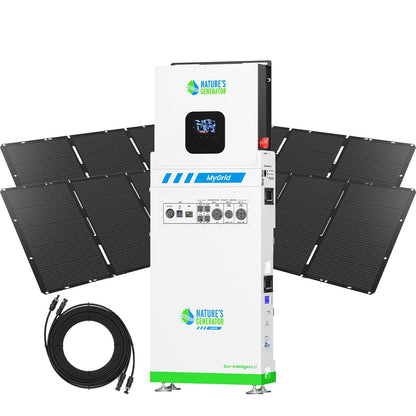 Natures Generator Solar Generator for Home MyGrid 10K