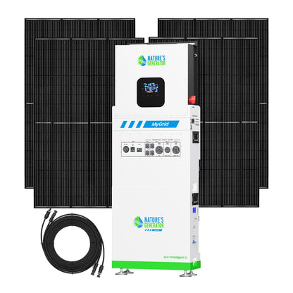 Natures Generator Solar Generator for Home MyGrid 10K