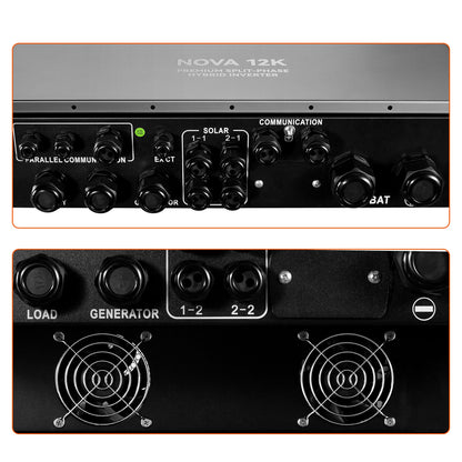 Rich Solar NOVA 12K 48V Hybrid Inverter 12000W Solar Input UL Certified