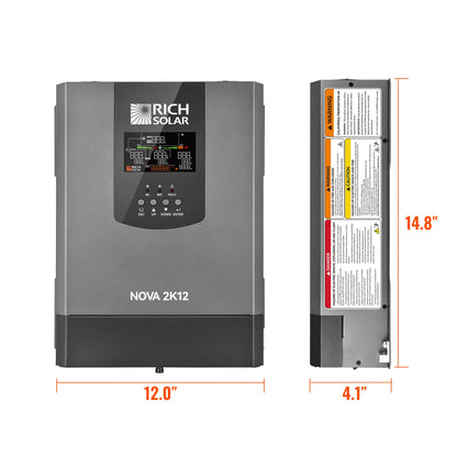 Rich Solar NOVA 2K12 2000W Pure Sine Wave Inverter With Transfer Switch