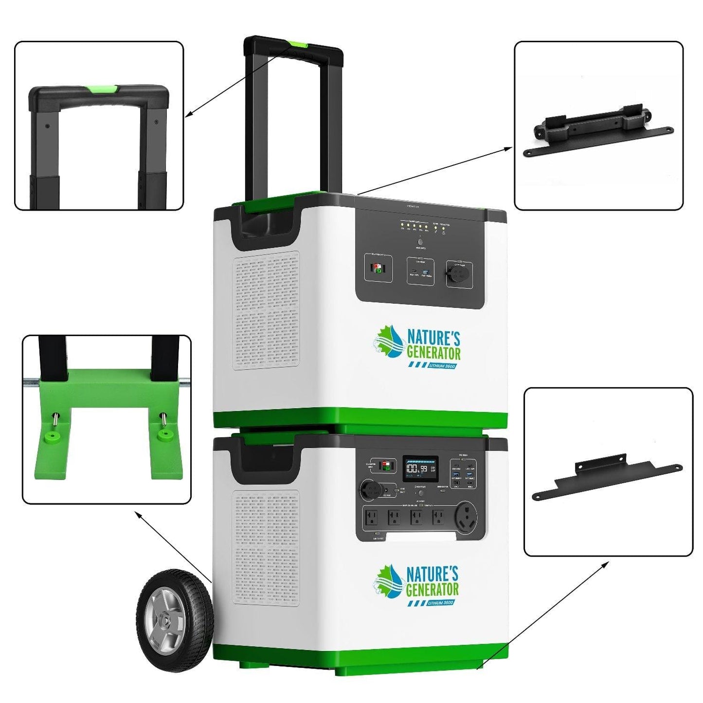 Natures Generator Heavy Duty Cart 3600/6000