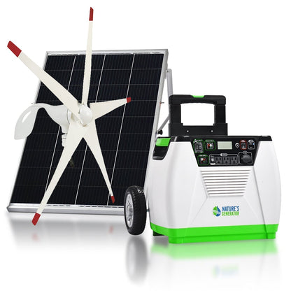 Natures Generator Solar and Wind Generator Lithium 1800