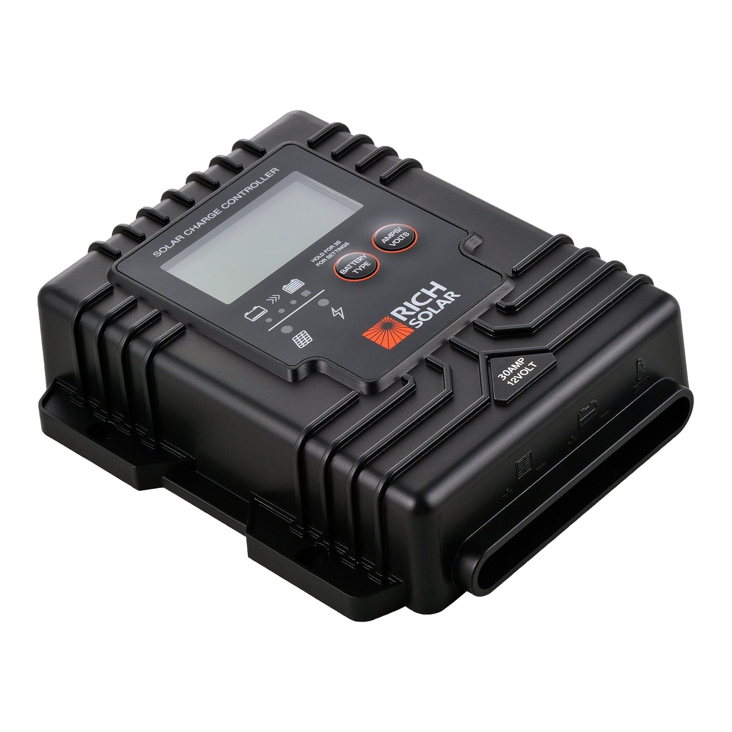 Rich Solar Bravo 30A Waterproof PWM Solar Charge Controller For RVs Boats