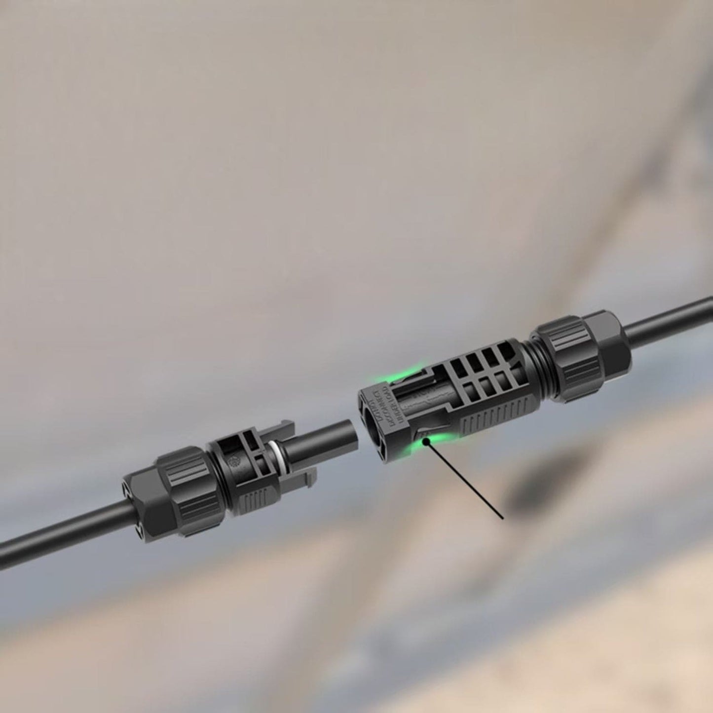 Natures Generator Quick Release Extension Cables 50 Foot for MyGrid 10K System