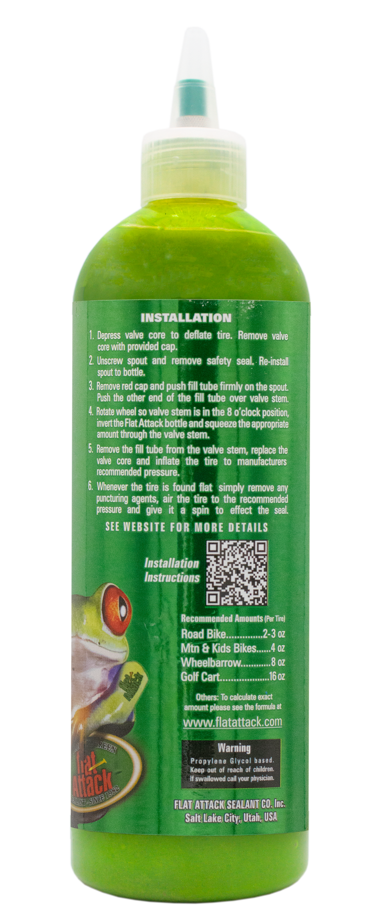 Rambo Bikes Flat Attack 16oz Bottle