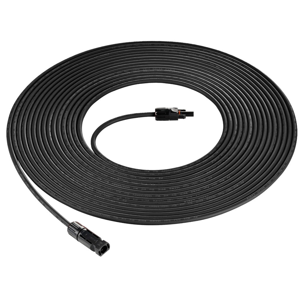 Rich Solar BougeRV 10 Gauge Solar Extension Cable Pair 10AWG