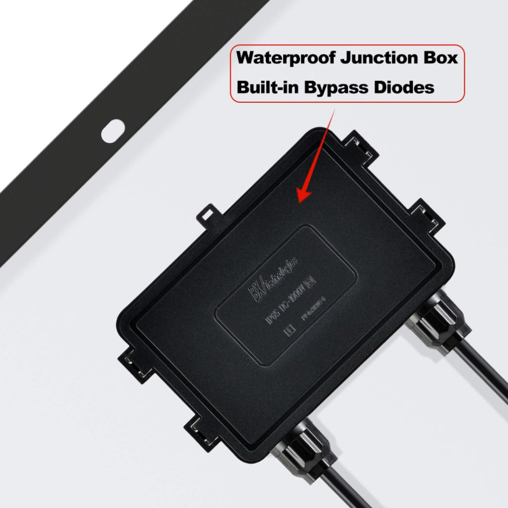 Rich Solar Renogy 100W Slim Solar Panel Compact 12V For Camping Boats