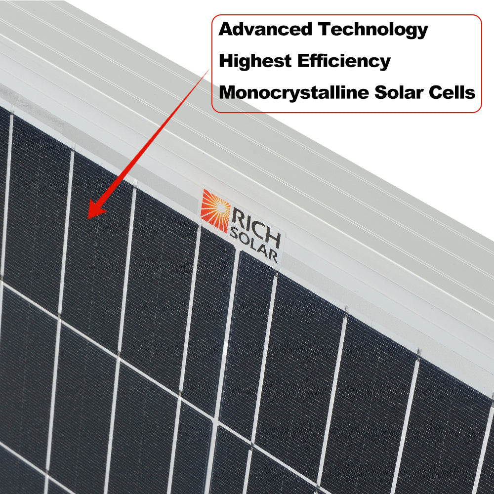 Rich Solar Renogy 200W 24V Solar Panel For RVs And Off Grid Use