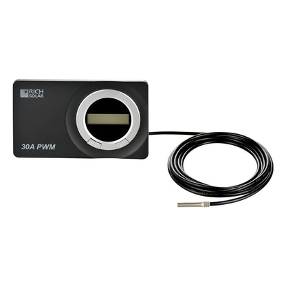 Rich Solar Renogy 30A PWM Solar Charge Controller 12V 24V Flush Mount