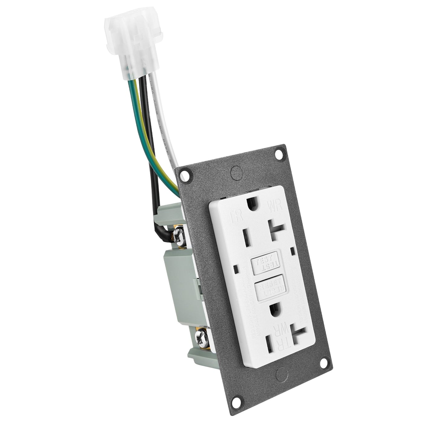 Rich Solar Nova Slim GFCI Outlet 20 Amp With LED Indicator And Self Test