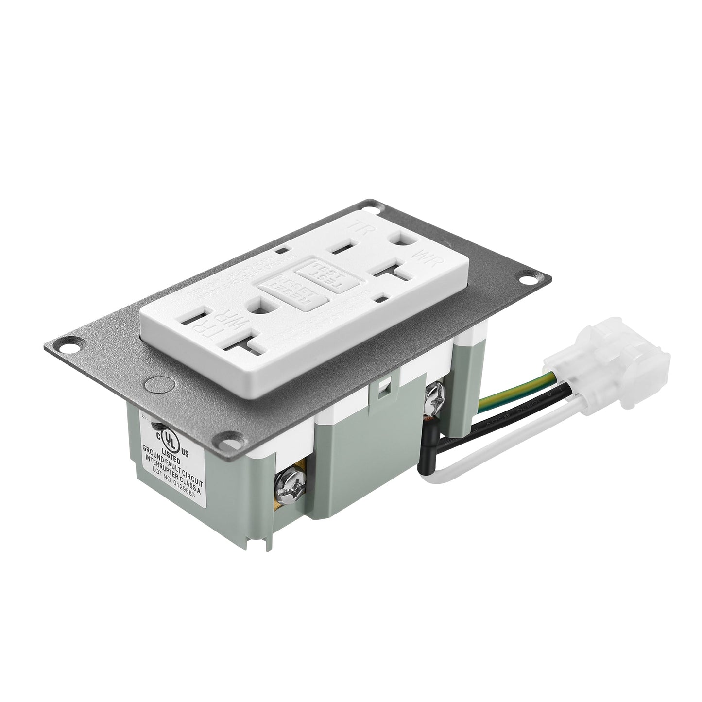 Rich Solar Nova Slim GFCI Outlet 20 Amp With LED Indicator And Self Test