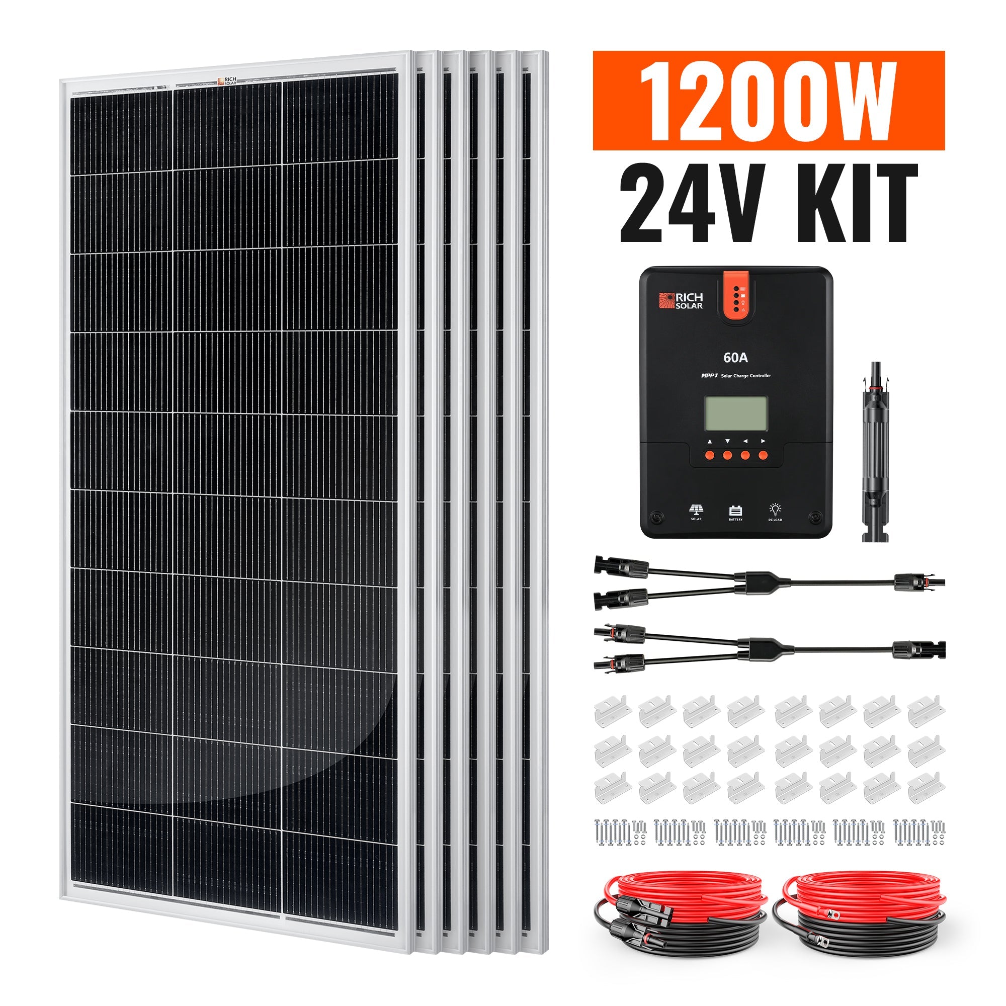 Rich Solar Renogy 1200 Watt Solar Kit For Home Power