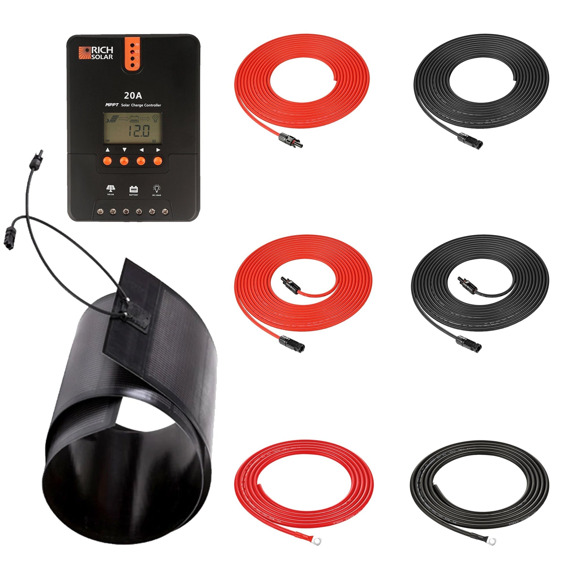 Rich Solar Renogy 160W Flexible Solar Kit With MPPT Charger