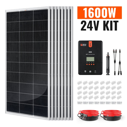Rich Solar Renogy 1600 Watt Solar Kit For Powerful Off Grid Energy