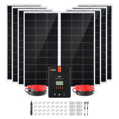 Rich Solar Renogy 1600 Watt Solar Kit For Powerful Off Grid Energy