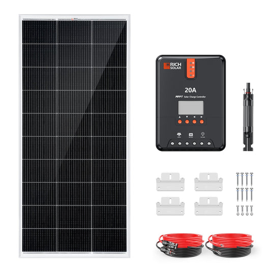 Rich Solar Renogy 200 Watt Solar Kit With Charger