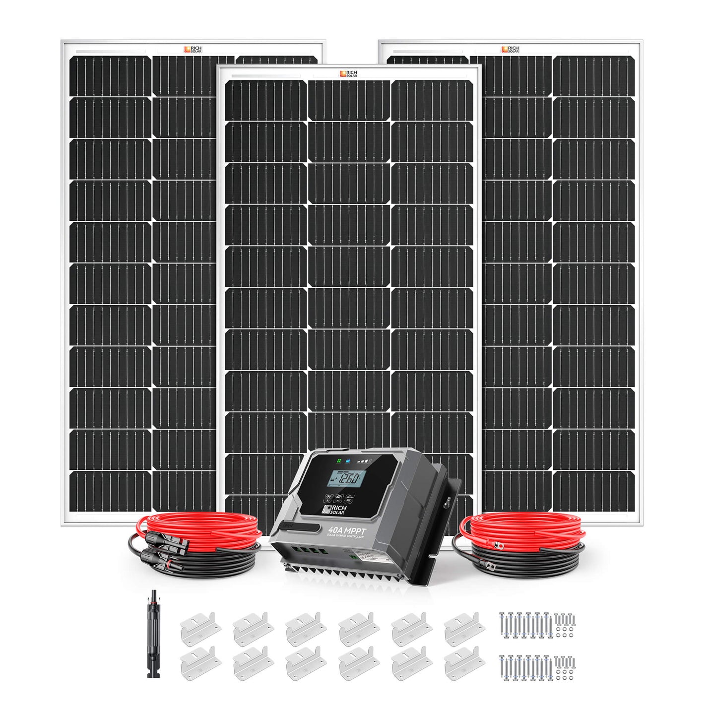 Rich Solar Renogy 300 Watt Solar Kit For Home Backup Power