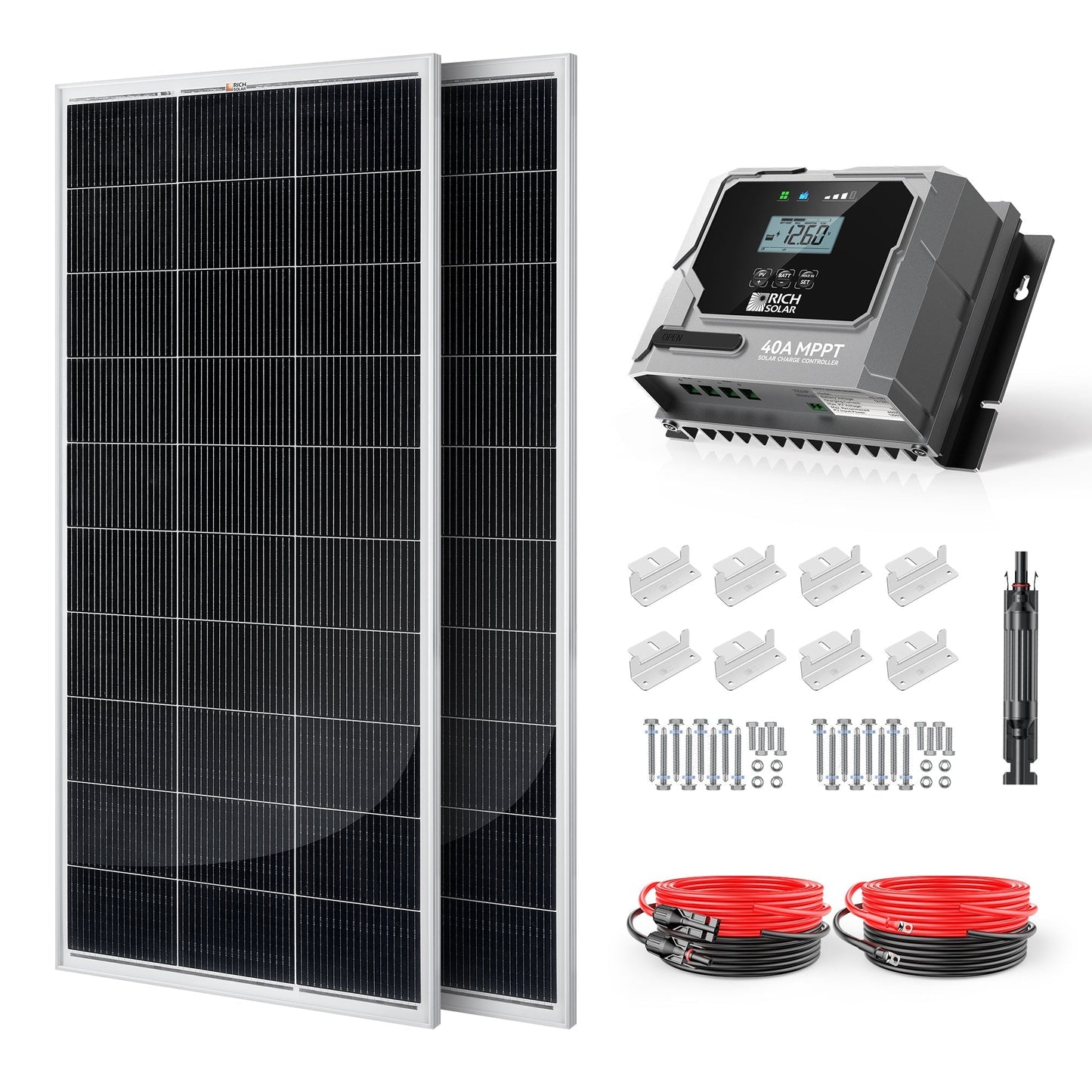 Rich Solar Renogy 400 Watt Solar Kit For Home Backup Power