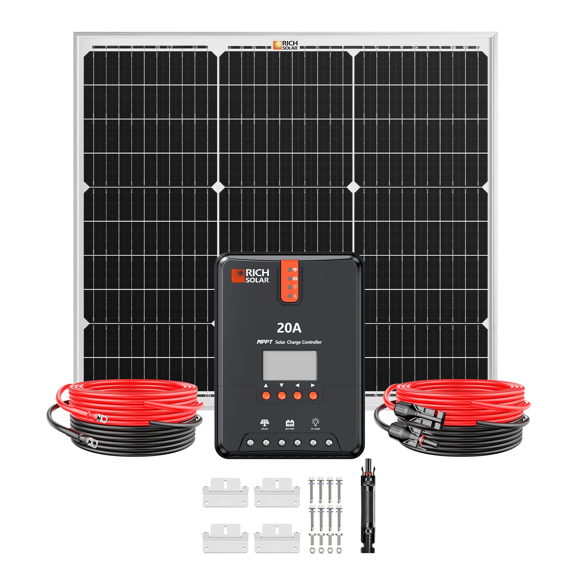 Rich Solar Renogy 50 Watt Solar Panel Kit With MPPT Charge Controller