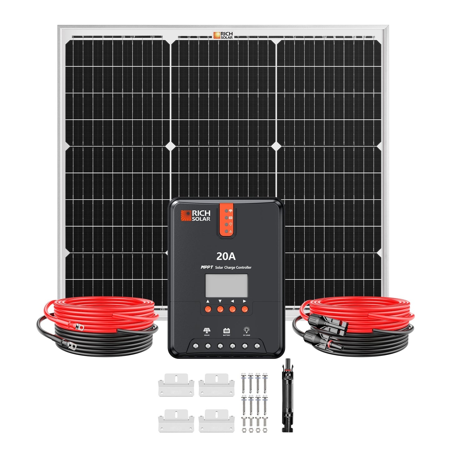 Rich Solar Renogy 50 Watt Solar Panel Kit With MPPT Charge Controller