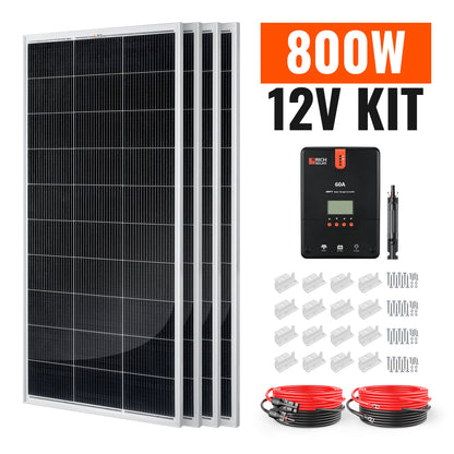Rich Solar Renogy 800 Watt Solar Kit For Home Backup Power