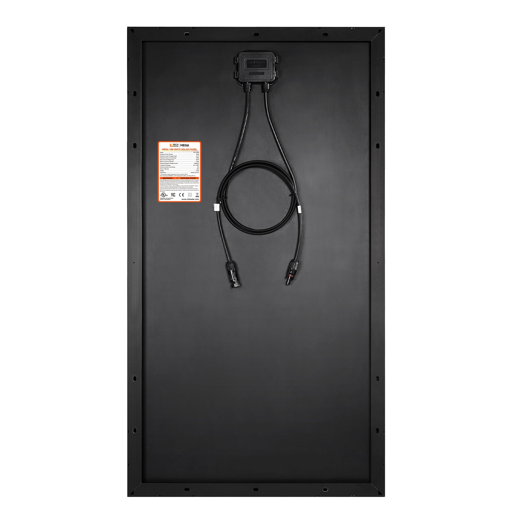 Rich Solar Renogy 100 Watt Solar Panel For Off Grid Vans Campers Boats