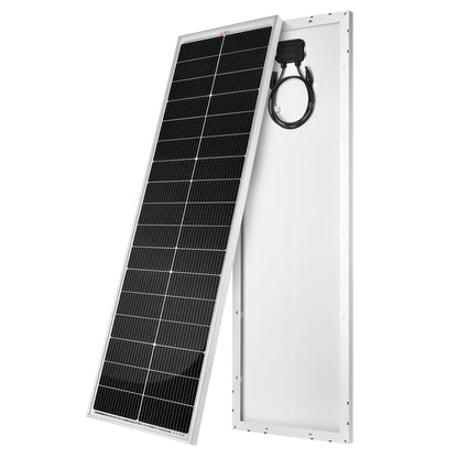 Rich Solar EcoFlow 100 Watt Slim Solar Panel Compact 12V For Vans Boats