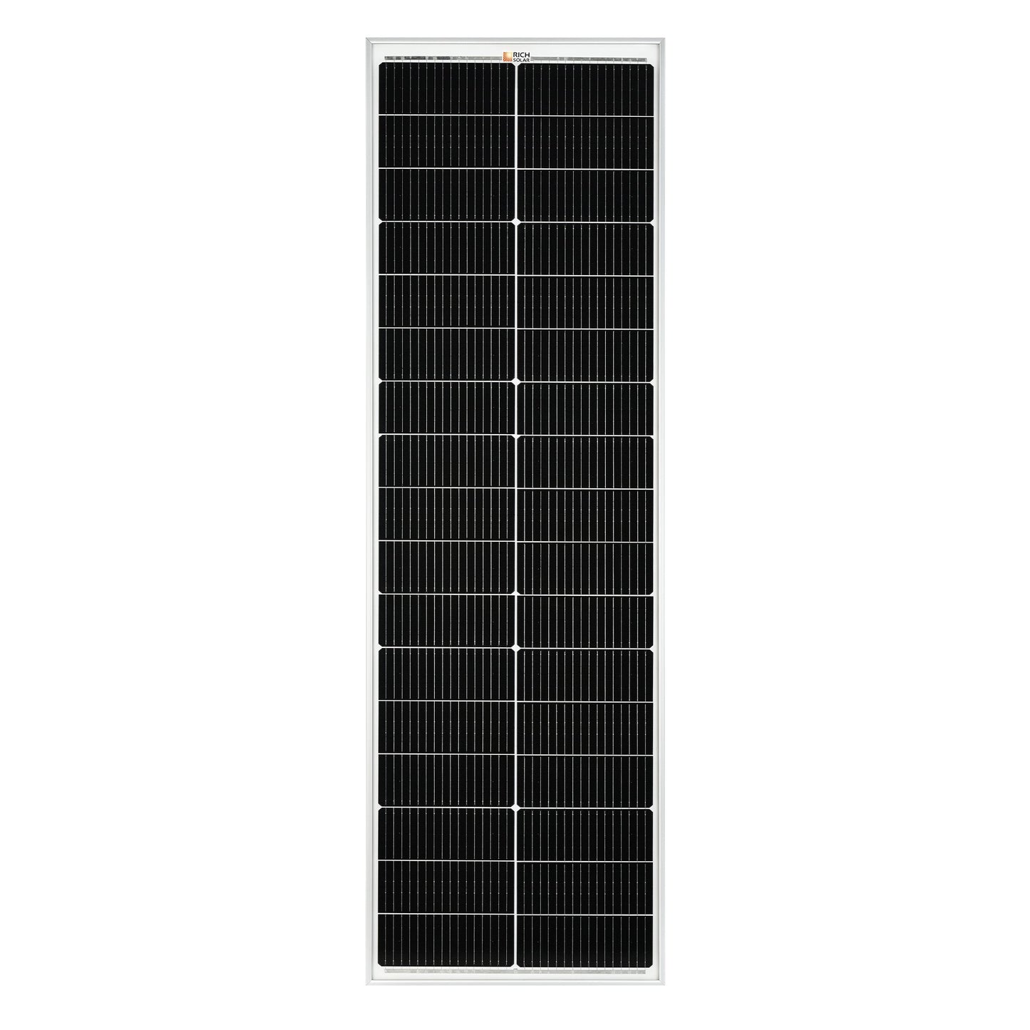 Rich Solar EcoFlow 100 Watt Slim Solar Panel Compact 12V For Vans Boats