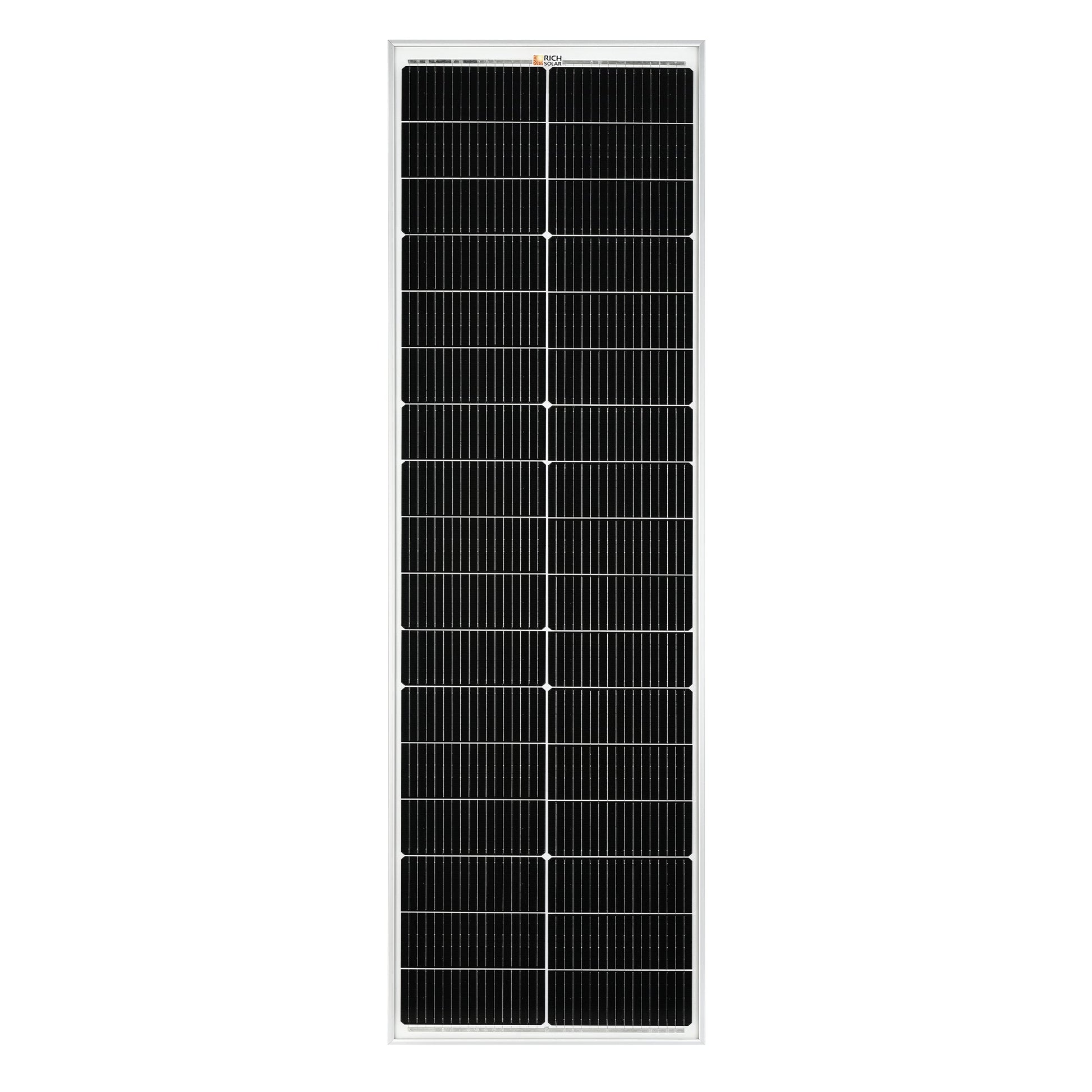 Rich Solar EcoFlow 100 Watt Slim Solar Panel Compact 12V For Vans Boats
