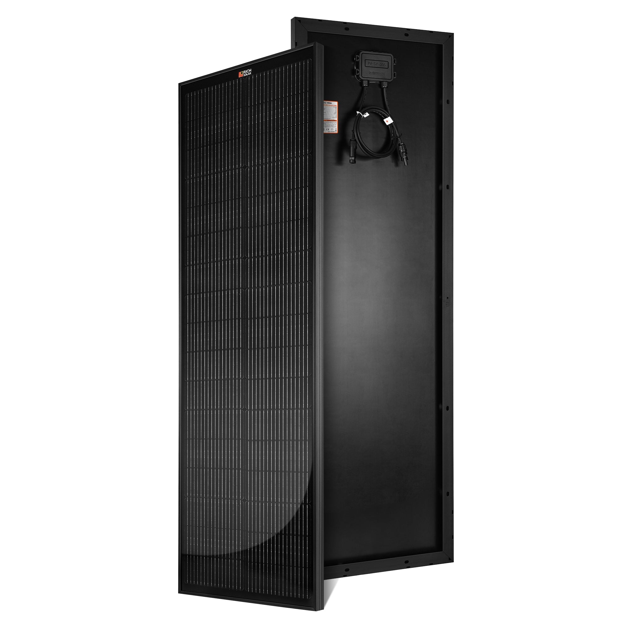 Rich Solar EcoFlow 100 Watt Slim Solar Panel Compact 12V For Vans Boats