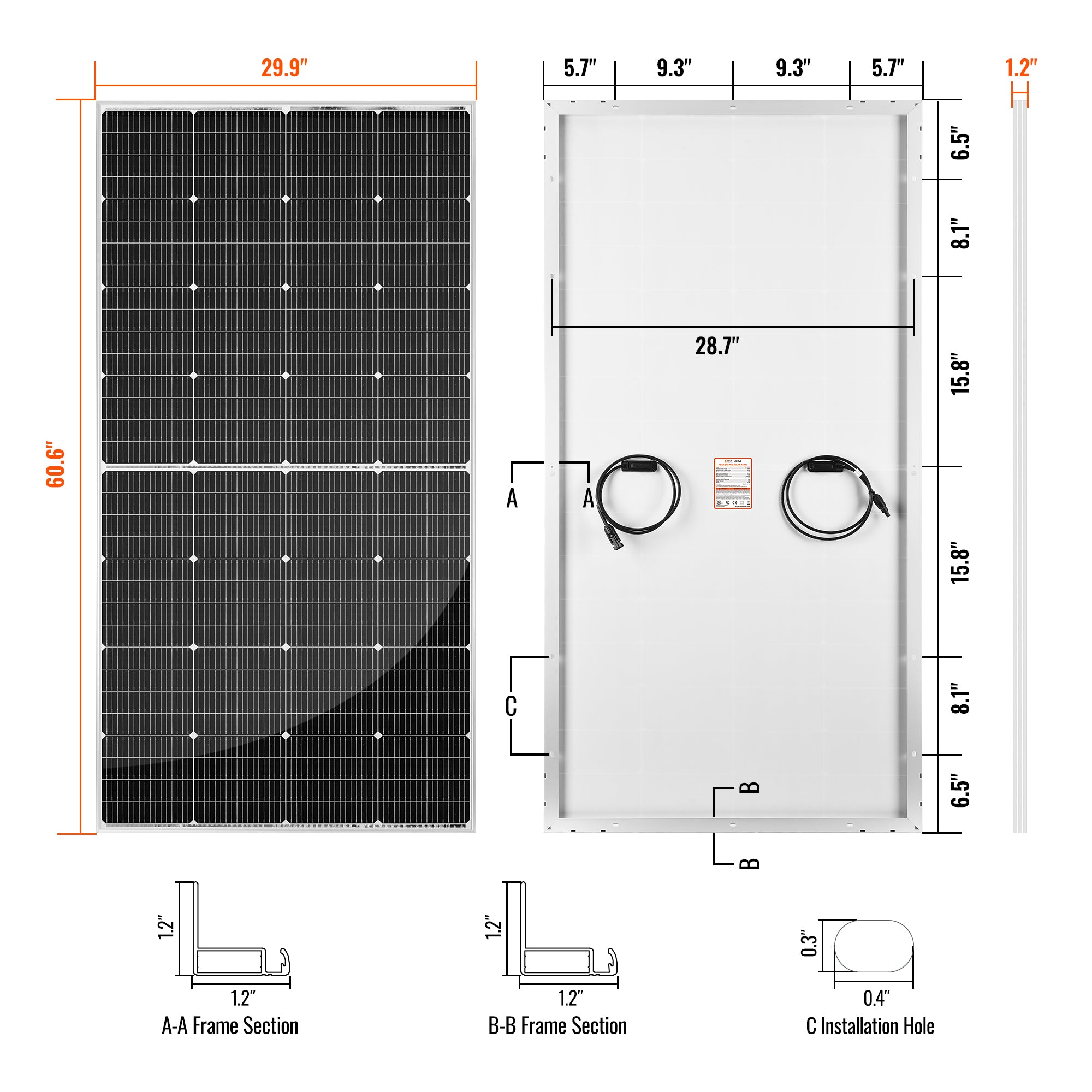 Rich Solar Mighty Max 250 Pro 24V Solar Panel For Off Grid Power