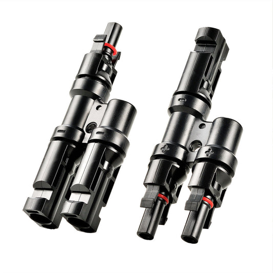 Rich Solar Eco-Worthy Y Branch Solar Connector 2 to 1 Parallel Plug and Play