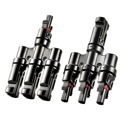 Rich Solar EcoWatt Y Branch 3-to-1 Solar Connector Weatherproof Easy Install