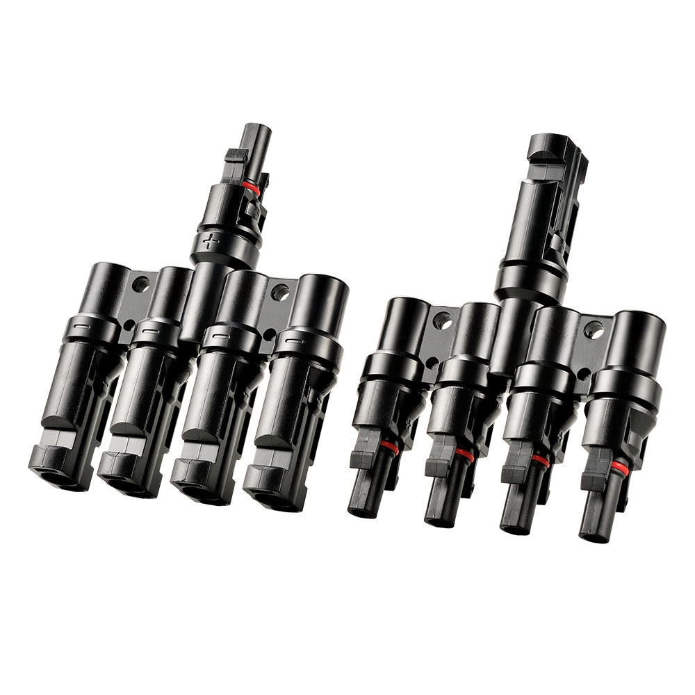 Rich Solar Eco-Worthy 4-to-1 Y Branch Solar Connector Weatherproof Easy Install