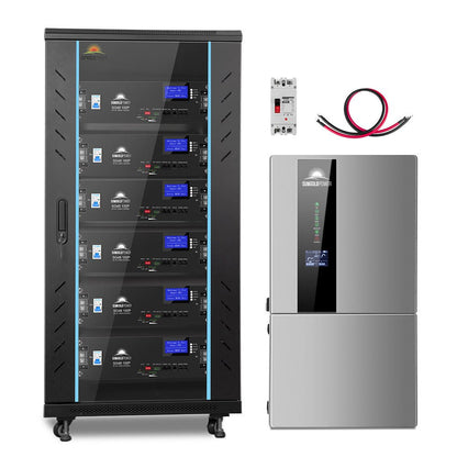 SunGoldPower Hybrid Solar Kit 11.4KW 30.72KWH Lithium Battery SGH11N3E